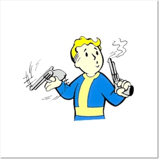 Vault Boy Nuclear Nostalgia Posters and Art